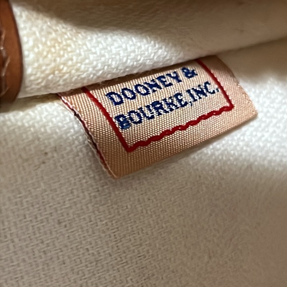 Dooney& Bourke Micro Bag Multicolor Leather Logo Preowned Possibly Vintage - Picture 10 of 12